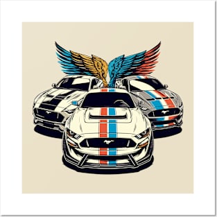 Ford Mustang Posters and Art